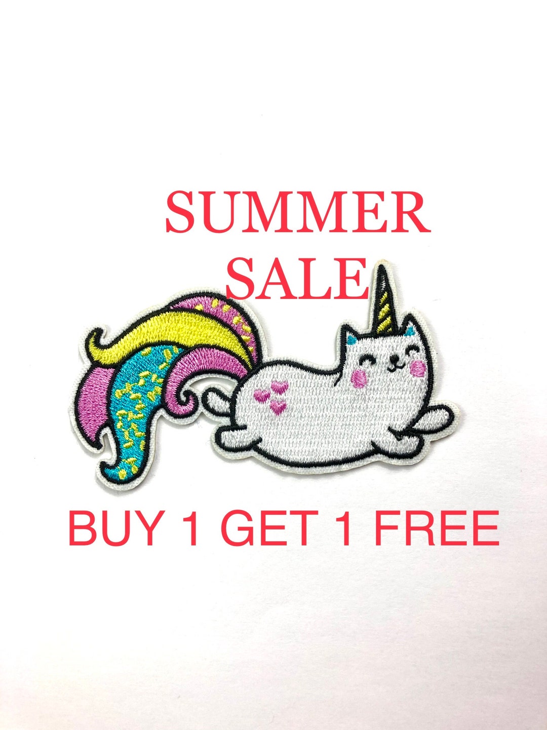 Cat Iron on Patches BUY 1 GET 1 FREE Clearance Sale Etsy