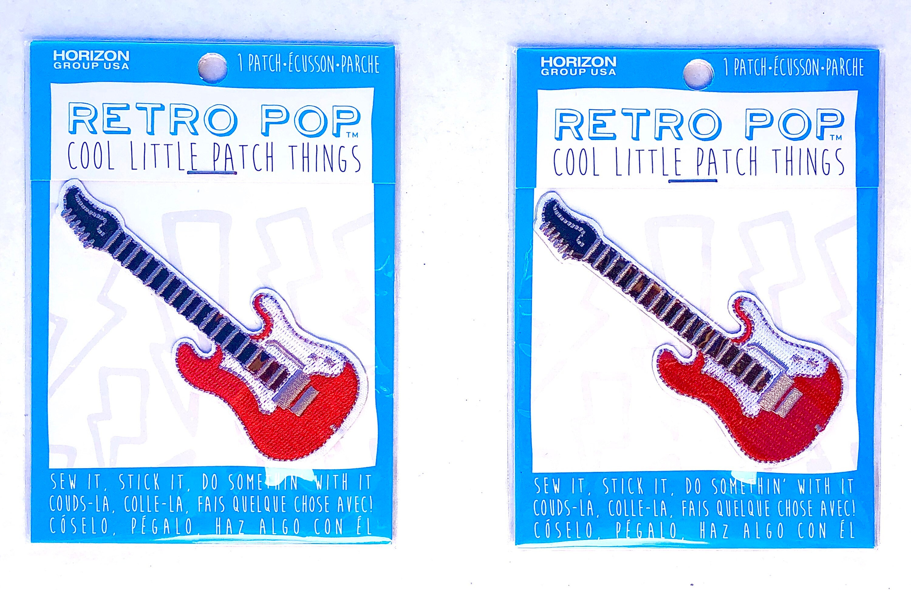 Electric Guitar Patches Embroidered Patches Music Gift Sew Etsy