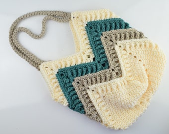 Crochet Alpine market bag- Crochet heandbag- Crochet Handmade tulip bag pattern- Instant download pdf pattern
