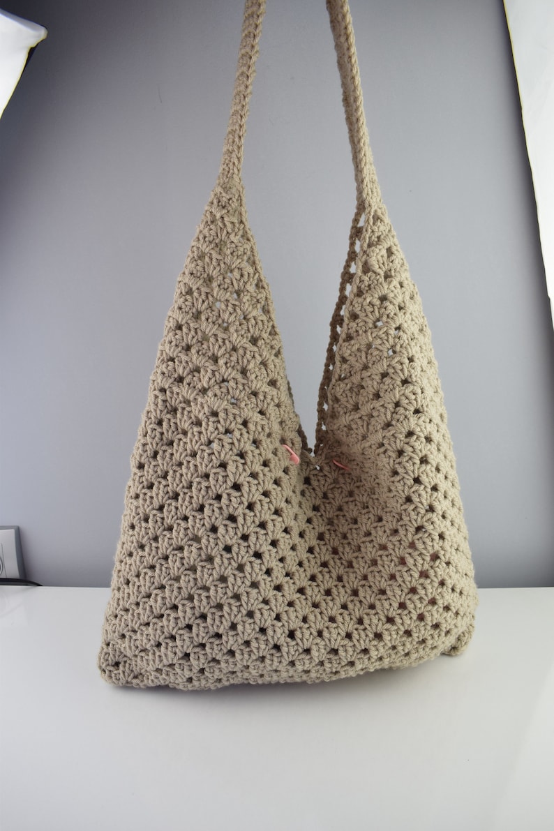 Not your granny crochet bag PATTERN crochet tote bag granny stitch bag pattern-Crochet pattern image 6