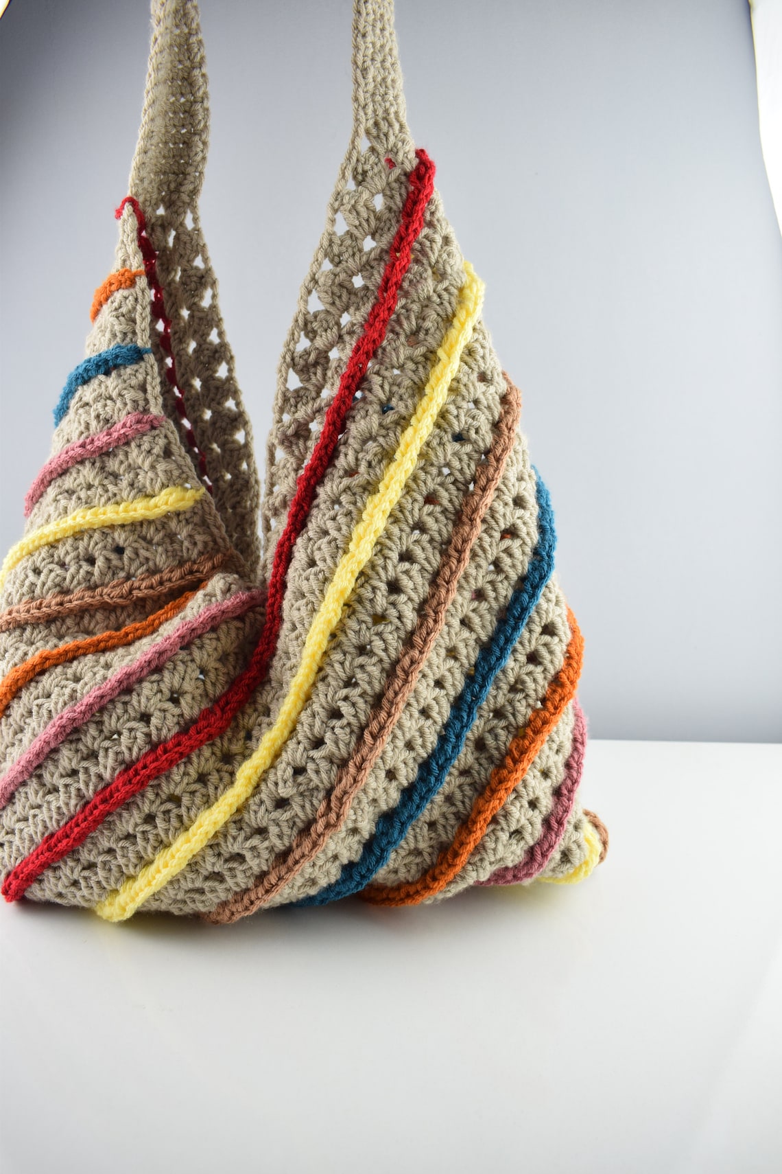 Not Your Granny Crochet Bag PATTERN Crochet Tote Bag Granny - Etsy