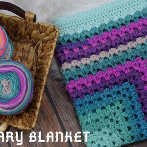 Crochet Rosemary blanket pattern PDF pattern image 3