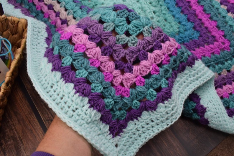 Crochet Rosemary blanket pattern PDF pattern image 1