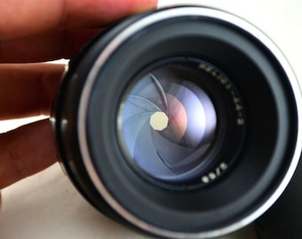 HELIOS LENS 44M-6 MC 58mm F2 Soviet USSR with adapters Canon Nikon Sony