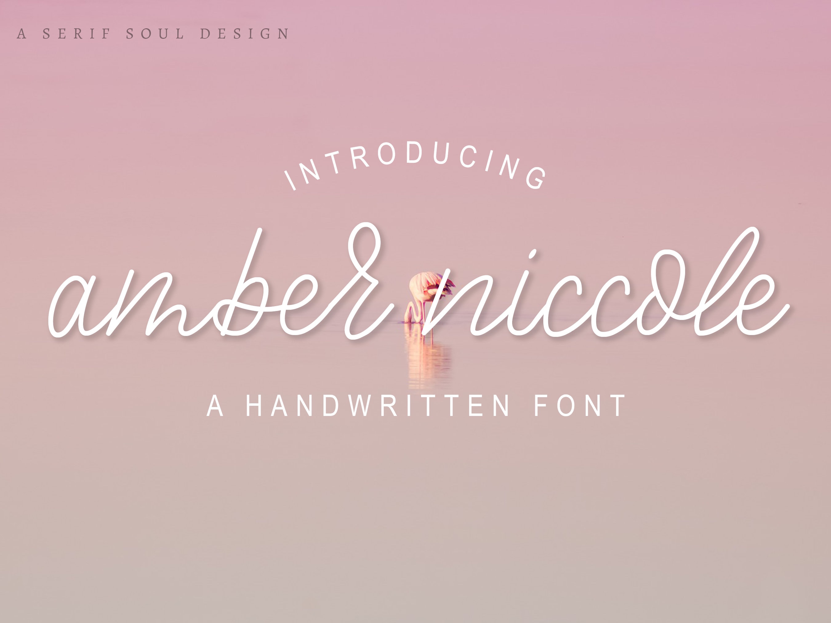 Amber In Cursive Amber Niccole Hand Lettered Cursive Font (OTF, TTF) - Etsy