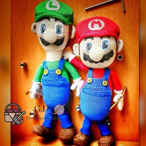 PDF PATTERN Amigurumi Mario And Luigi