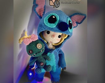 Doll Amigurumi Crochet Handmade Stitch
