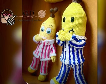 Banana Amigurumi Pattern – Cozy Childhood Vibes