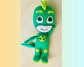 Pattern PDF Amigurumi Crochet Gekko