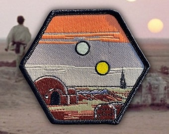 Tatooine Hex Embroidered Patch