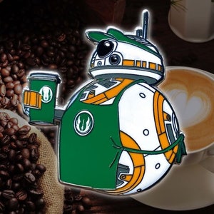 Jedi Order BB8 Barista Enamel Pin, VEN-T.8 Barista Star Wars Pin