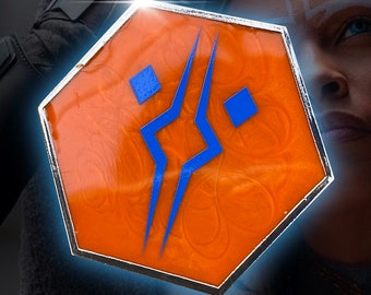 Fulcrum Hex Enamel Pin