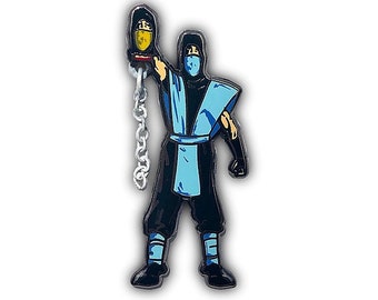 Sub Zero Fatality Mortal Kombat Enamel Pin