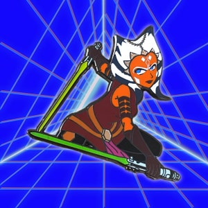 Padawan Enamel Pin/ Głów in the Dark Sabers