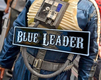 Blue Leader Star Wars Biker Pin