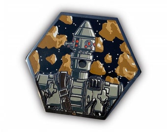 IG-88 Hex Enamel Pin