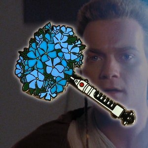 Periwinkle Kenobi Enamel Pin (Padawan Saber)