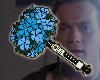 Periwinkle Kenobi Enamel Pin (Padawan Saber)