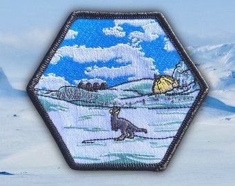 Hoth Hex Hook and Loop Embroidered Patch