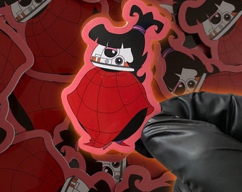 Lydia x BB8 Vinyl Sticker, Goth Droid Car Decal