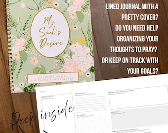 Guided Prayer Journal: LDS Goal Setting, Floral Softcover
