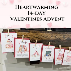 Hartverwarmende Valentijnsdagadventskalenderkaarten voor het hele gezin Aftellen naar Valentijnsdag of Aytime Thuisonderwijs Love at Home Help kinderen een band op te bouwen