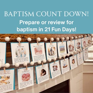 Baptism Advent Calendar: 21-Day Prep, LDS Teachings