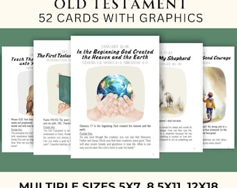 Come Follow Me 2026 - Old Testament Scripture Set (4 Digital Downloads) multiple sizes
