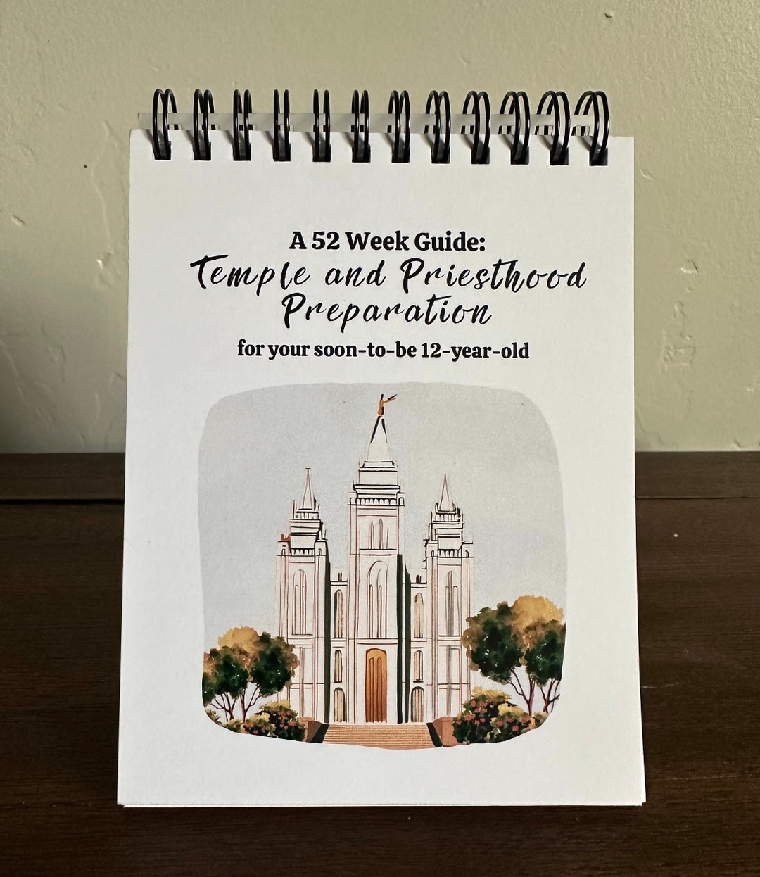 Temple Priesthood Prep Standing Flip Book 52 Topics Graphics Homeschool ...