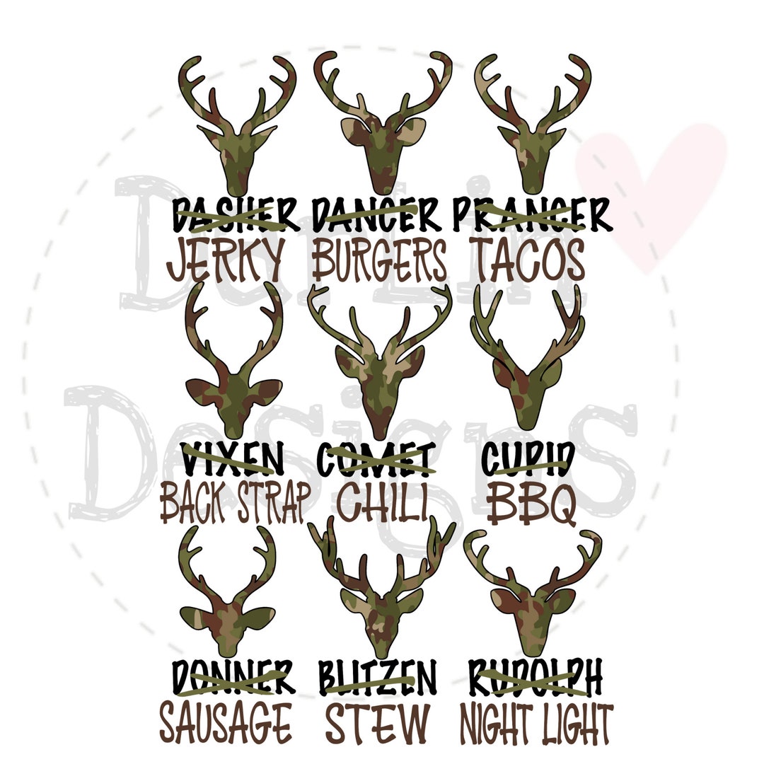 Reindeer Food Jerky DTF Print Etsy
