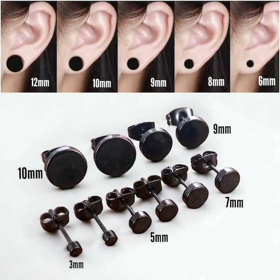 Women's Fashion Temperament Japan and South Korea Earrings Female Long  Section of The Black Geometric Earrings Simple Earrings Korean Earrings |  Wish