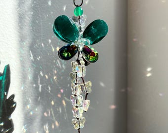 Crystal Butterfly Sun Catcher, Rainbow Maker, Car Decor