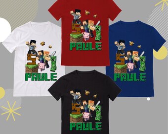 Birthday Minecraft Etsy Birthday Minecraft Etsy