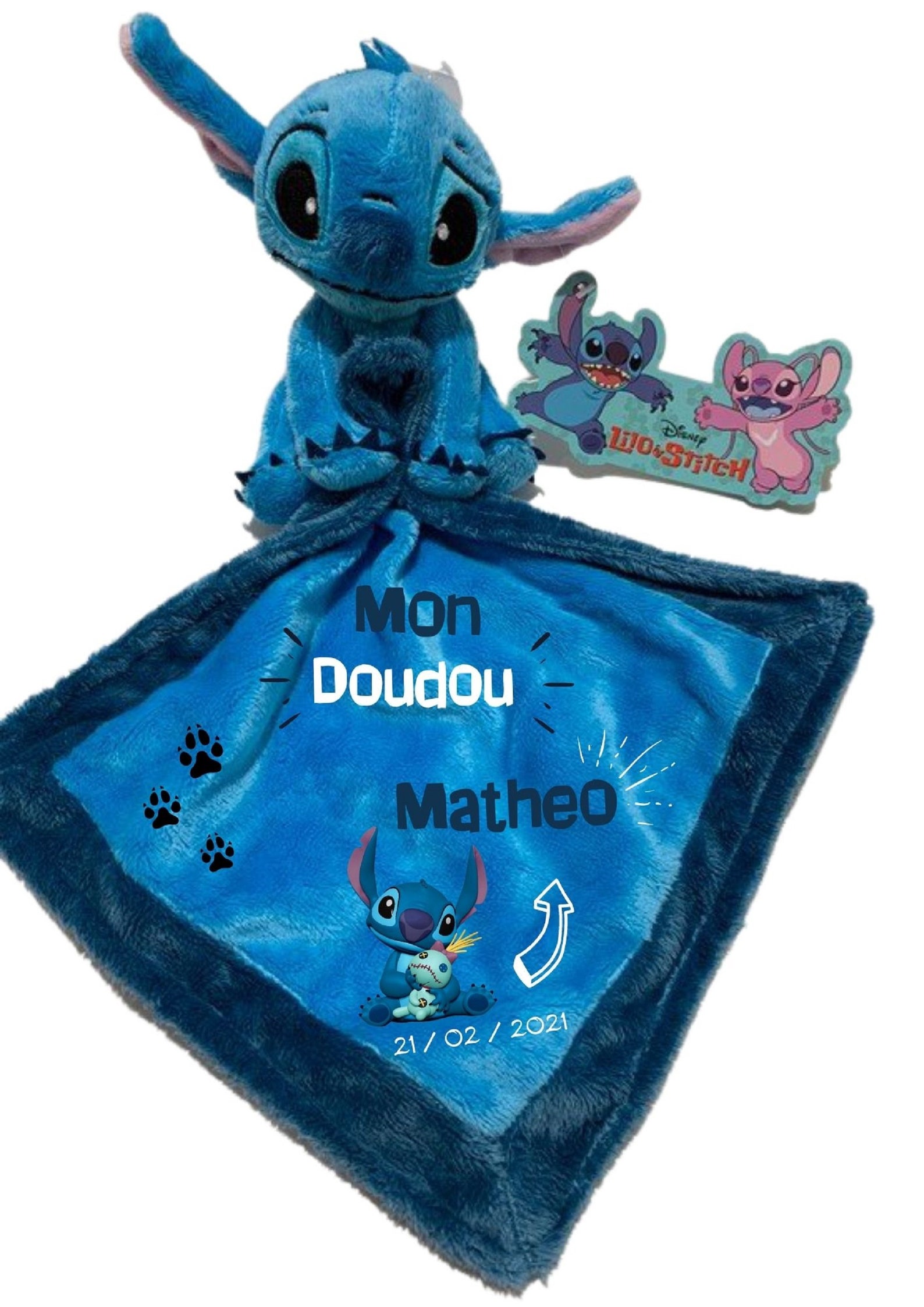 doudou stitch vert
