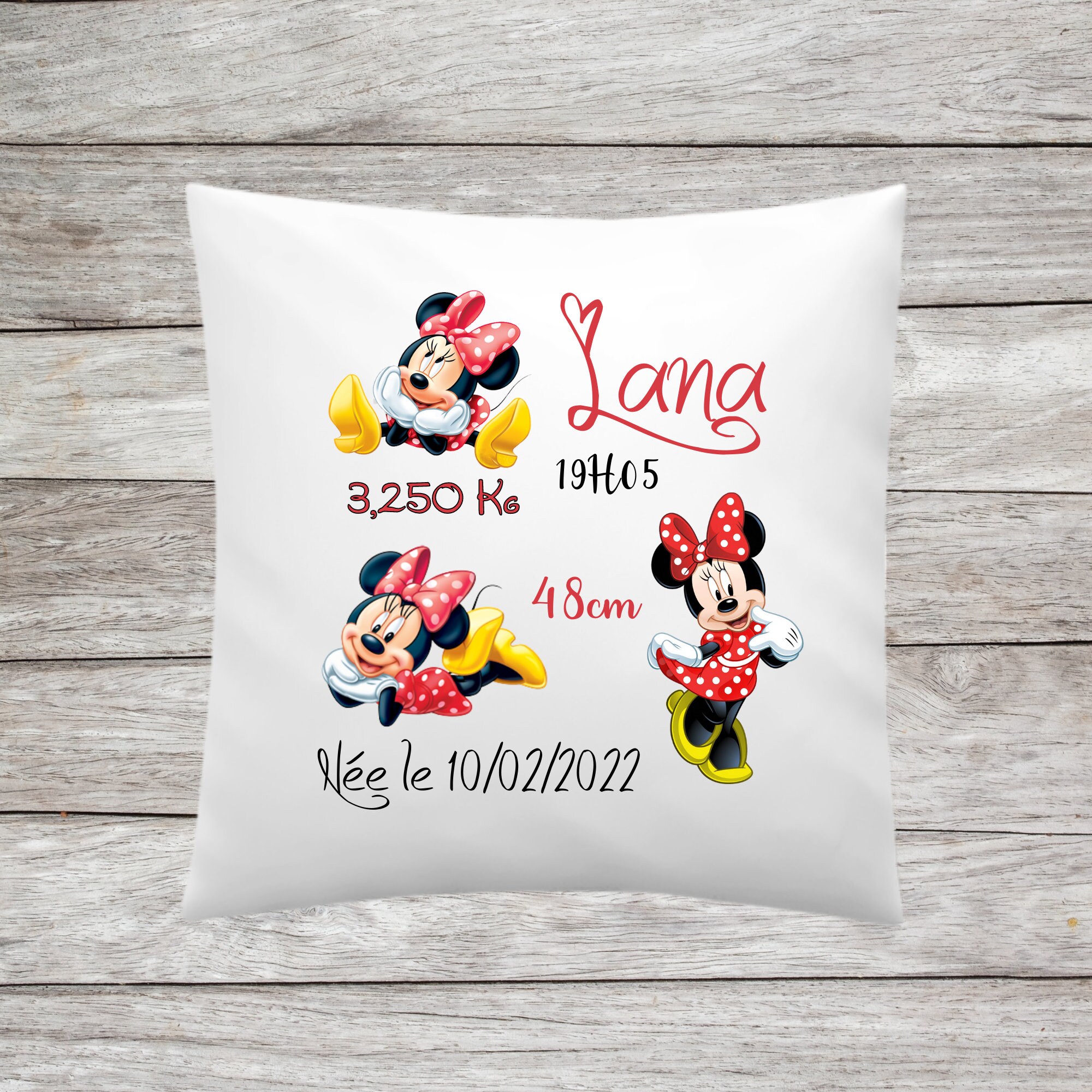 Coussin Minie Personnalisé