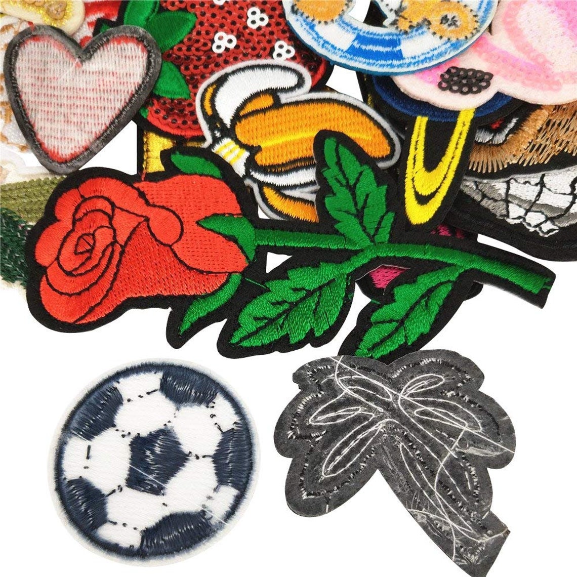 IRON ON PATCHES Bulk Assorted Bundle Diy Accesories Etsy