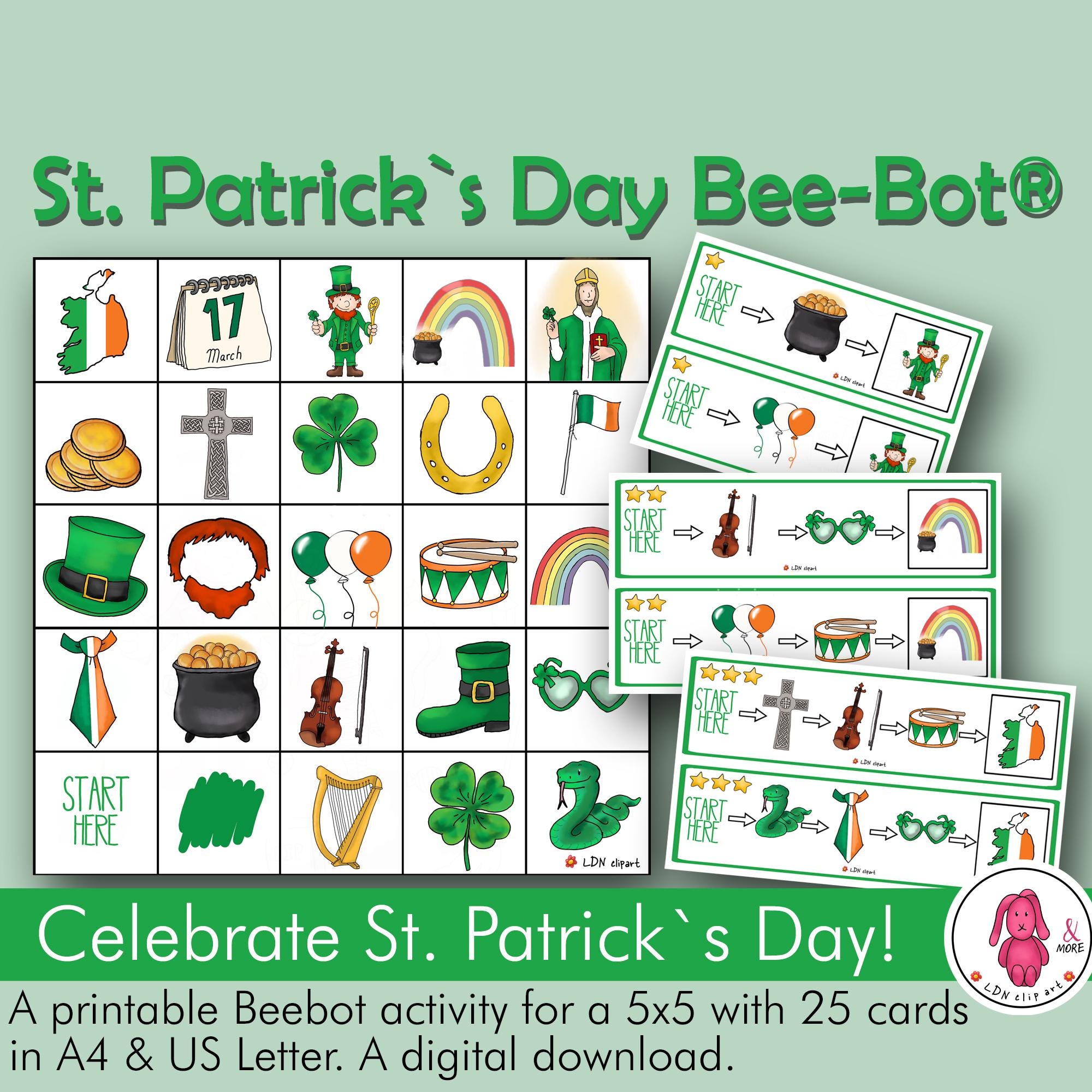 beebot-mat-activity-code-st-patricks-day-figures-together-with-bee-bot-march-17-holiday-printable-digital-download-etsy