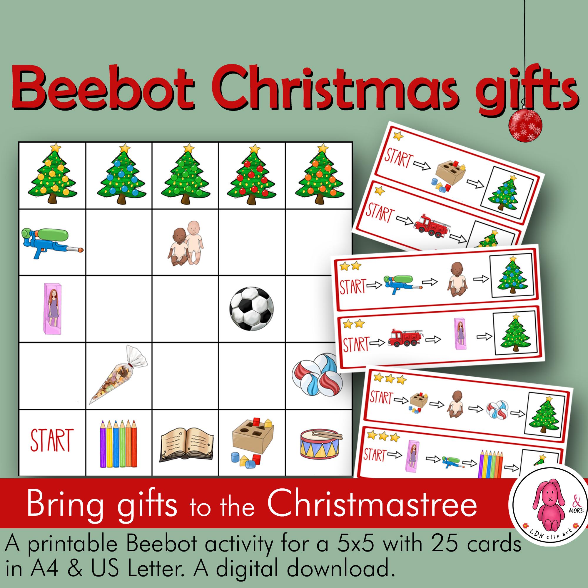 beebot-mat-activity-bring-christmas-presents-to-the-tree-with-the-bee-bot-easy-prep-a-printable-digital-download-etsy