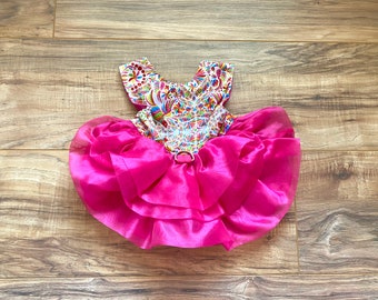 Pink Otomi Ruffle Dress