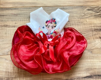 Red Frida Dress