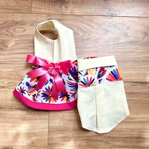 White Otomi Dress or Guayabera