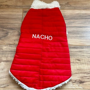 Name Embroidered jacket