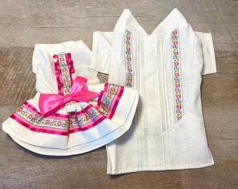 White Dress or Guayabera