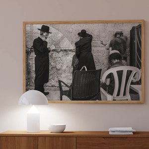 Wailing Wall Downloadable Print | Black And White Art | Jerusalem Art Prints | Black White Photography | Jerusalem Digital Download