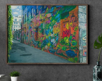 Graffiti Alley Prints | Toronto Printable Art | Canada Poster | Toronto Art Print | Toronto Photography | Toronto Downloadable Art