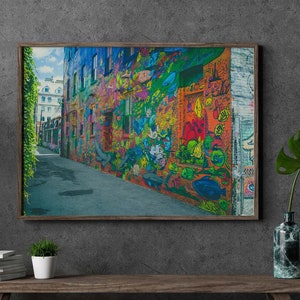 Graffiti Alley Prints | Toronto Printable Art | Canada Poster | Toronto Art Print | Toronto Photography | Toronto Downloadable Art