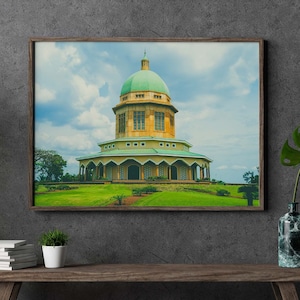 Baháʼí House of Worship | Uganda Print | Traveling | East Africa Art | Uganda Photography | Africa Travel Poster | Uganda Downloadable Print