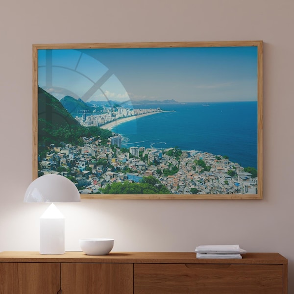 Vidigal Favela Downloadable Print | Rio de Janeiro Wall Art | Brazilian Art | Brazil Photography | Rio de Janeiro Print | Brazil Art Print