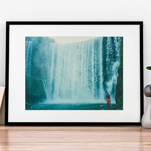 Descarga digital de Reggae Falls / Arte jamaicano / Arte afrocaribeño / Cartel imprimible jamaicano / Impresiones de arte de Jamaica / Fotografía de Jamaica