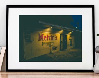 Frenchmen Street Digitale Poster | New Orleans Prints | NOLA Afdrukbare Art | Jazz Kunst aan de muur | Night Art Print | Jazz Downloadbare Print